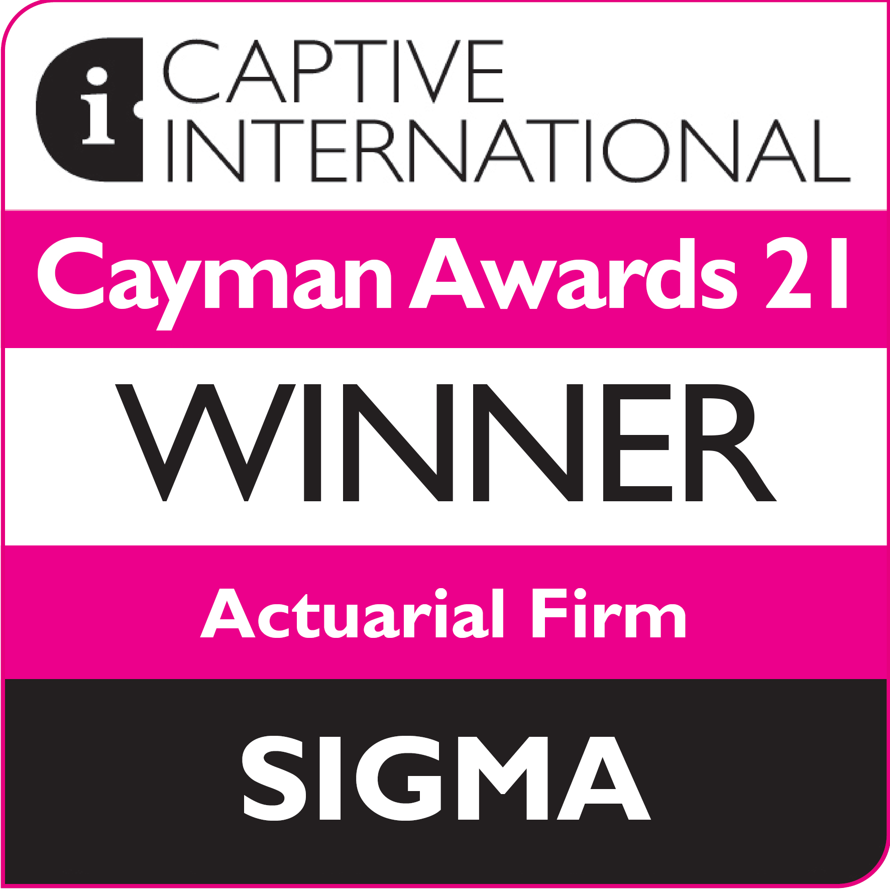 Captive International Cayman Awards Winner
